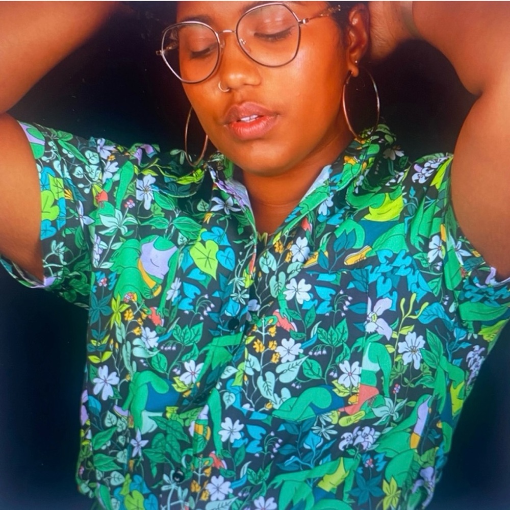 Big Bud Press x Lisa Hanawalt Plant Babe Button-up Shirt